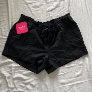 NWT Isabel Maternity Shorts Black with Bow